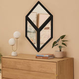 Hans & Alice Limited Edition Geometric DIY Wood Framed Glass Mirror