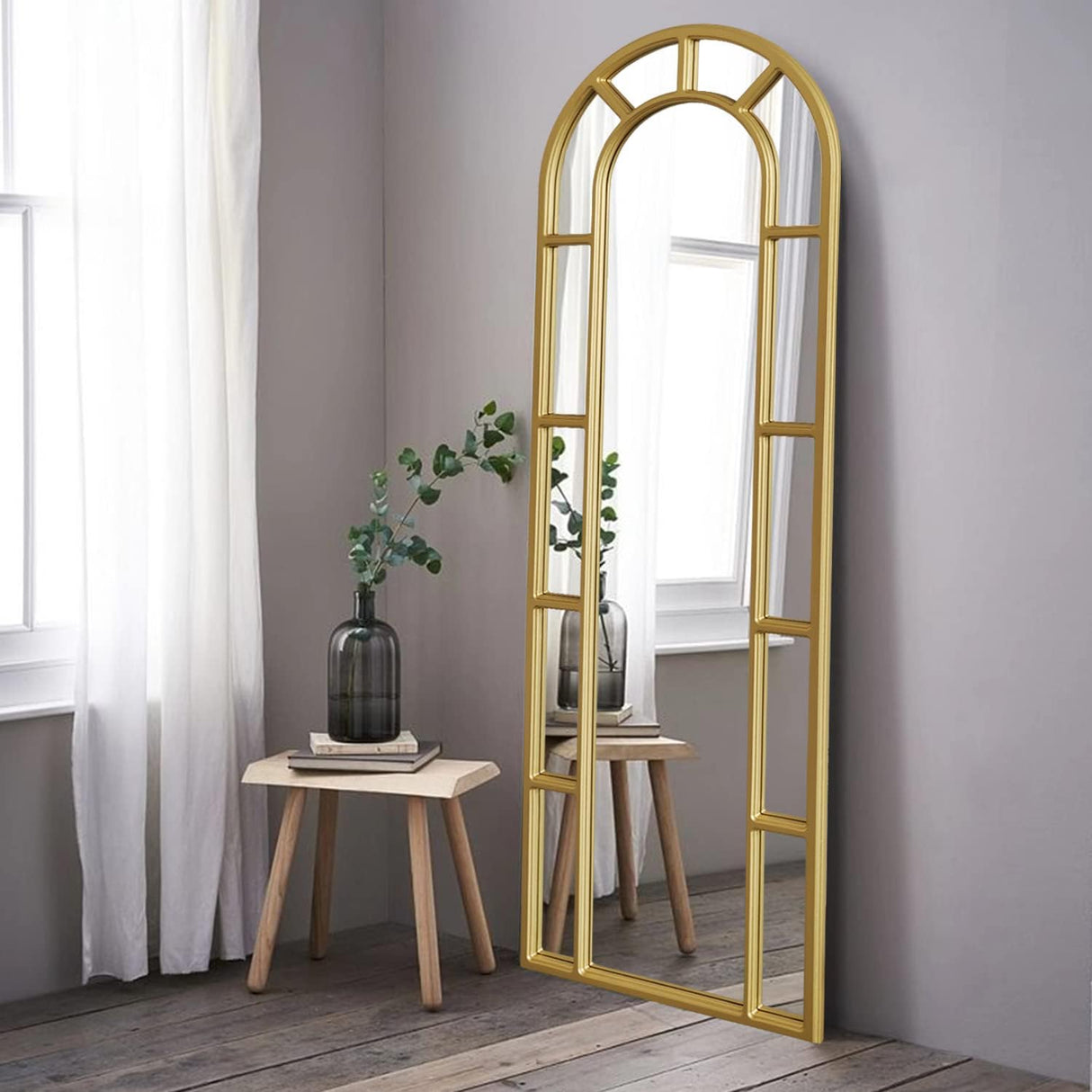 Le style Mucha Arch Full Length Mirror