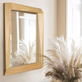 Norton Rustic Stereo Wooden Mirror