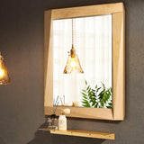 Norton Rustic Stereo Wooden Mirror