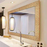 Cassandra Rose Gold Mosaic Mirror