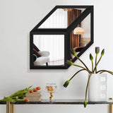 Hans & Alice Limited Edition Geometric DIY Wood Framed Glass Mirror