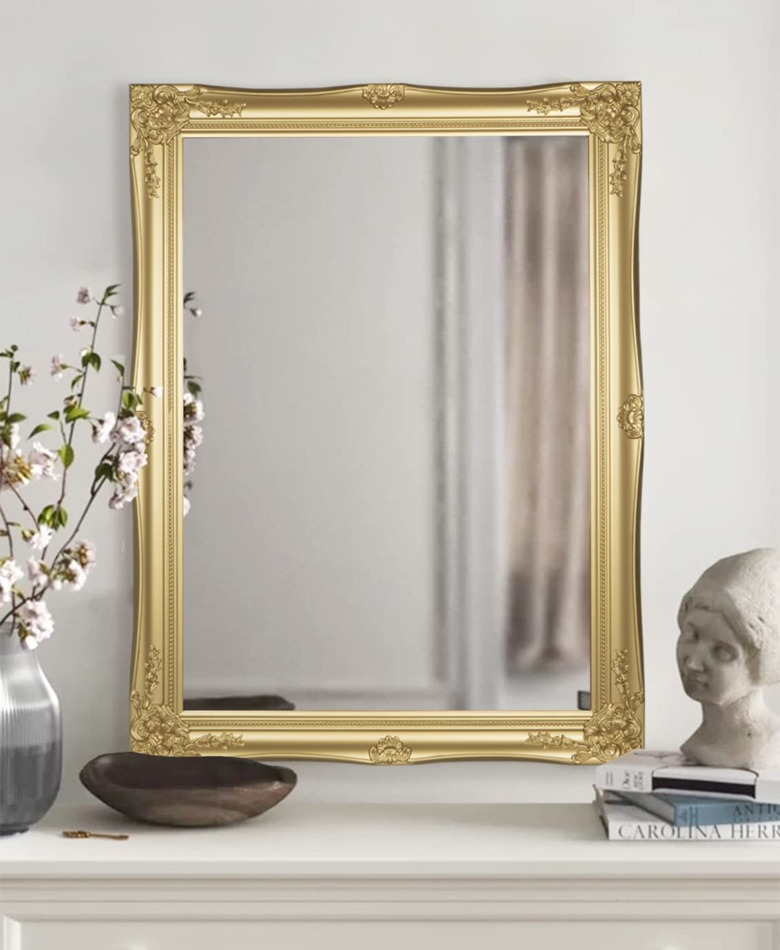 Louisa Gold Baroque Mirror