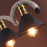 Edison Industrial Vintage Droplight Metal Chandelier