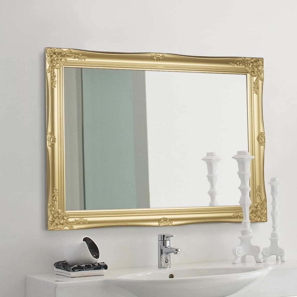 Louisa Gold Baroque Mirror