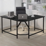 Hans and Alice  55 inch  L-Shaped Desk