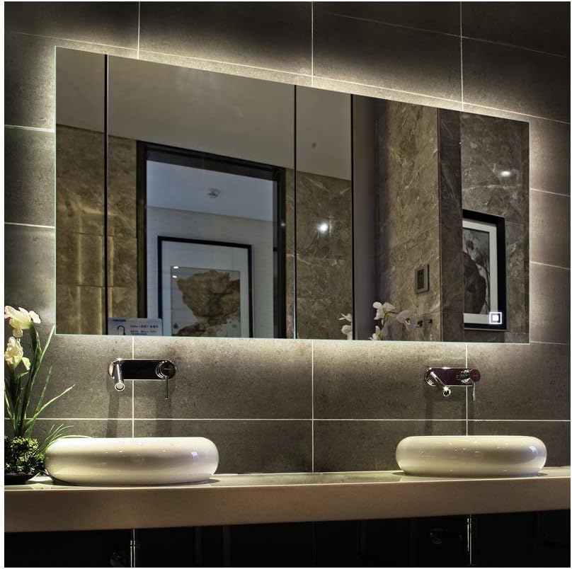 Aura Frameless LED Bathroom Mirror