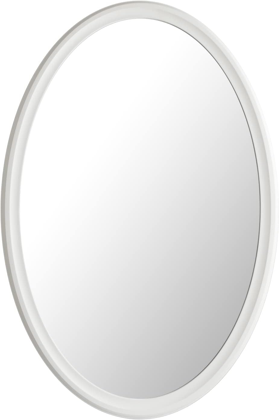 Andrea Oval Wood Frame Wall Mirror