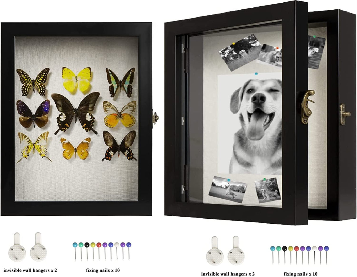 Bella Blossom Shadow Box Frame with Real Glass